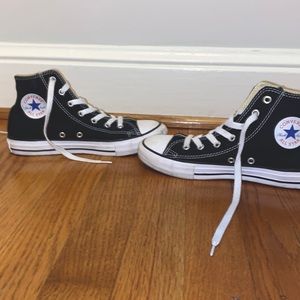 Kids Black High Top Converse